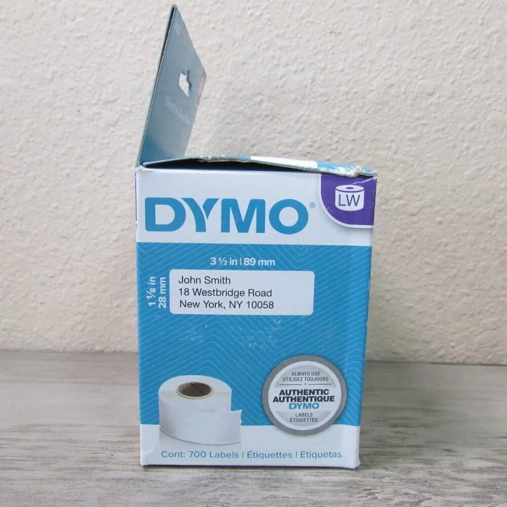 DYMO White Address Labels 700 ct 1 1/8